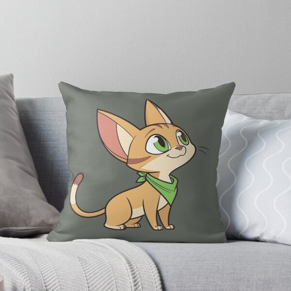 Item preview, Cute Abyssinian Cat with Green Eyes and Scarf designed and sold by Mousy17.