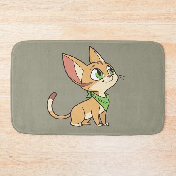 Item preview, Cute Abyssinian Cat with Green Eyes and Scarf designed and sold by Mousy17.