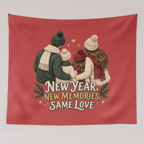 Item preview, Cozy Family New Year Love and Memories designed and sold by Kolibra.