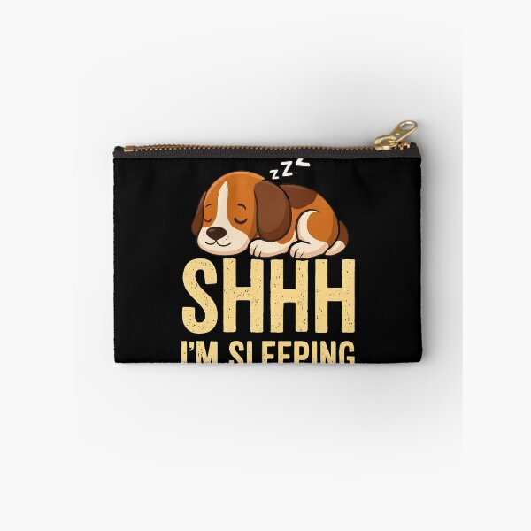 Item preview, Shhh Im Sleeping Funny Beagle Puppy Dog Retro Cartoon designed and sold by Photo-Sphere101.