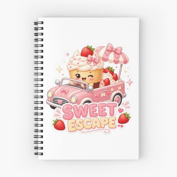 Item preview, Sweet Escape Kawaii Cupcake Sticker PNG | Cute Pink Dessert Graphic | Pastel Foodie Vinyl Decal | Girly Aesthetic Gift designed and sold by Stylestickers55.