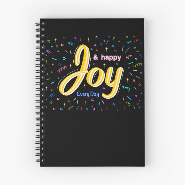 Item preview, Joy & Happy Every Day - Colorful Confetti Typography Streetwear Design designed and sold by Skayana.