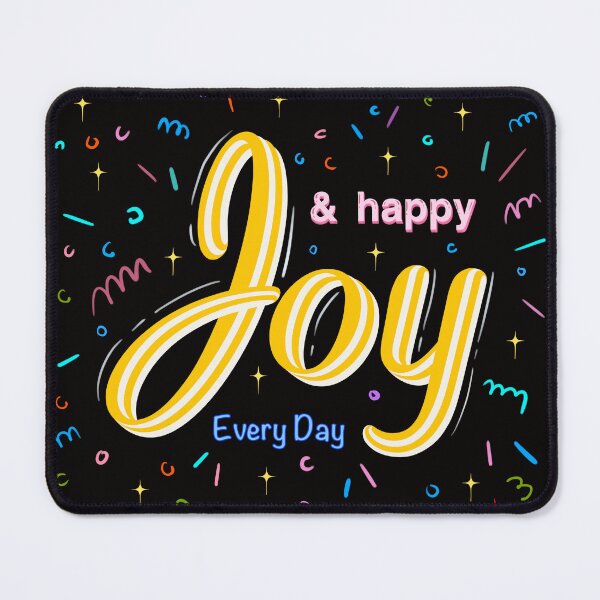 Item preview, Joy & Happy Every Day - Colorful Confetti Typography Streetwear Design designed and sold by Skayana.