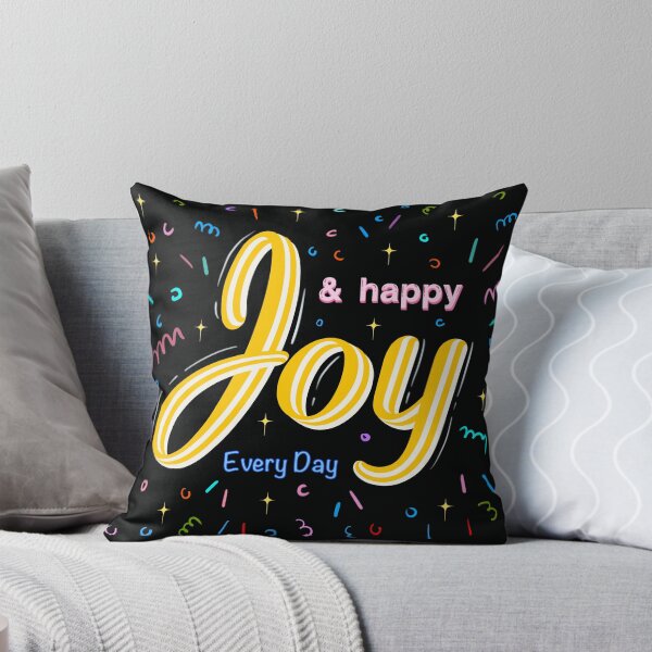Item preview, Joy & Happy Every Day - Colorful Confetti Typography Streetwear Design designed and sold by Skayana.