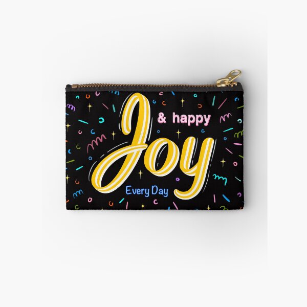 Item preview, Joy & Happy Every Day - Colorful Confetti Typography Streetwear Design designed and sold by Skayana.