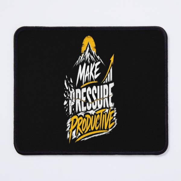 Item preview, Make Pressure Productive Motivational Mindset Quote designed and sold by v6ziix.