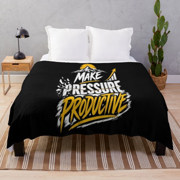 Item preview, Make Pressure Productive Motivational Mindset Quote designed and sold by v6ziix.