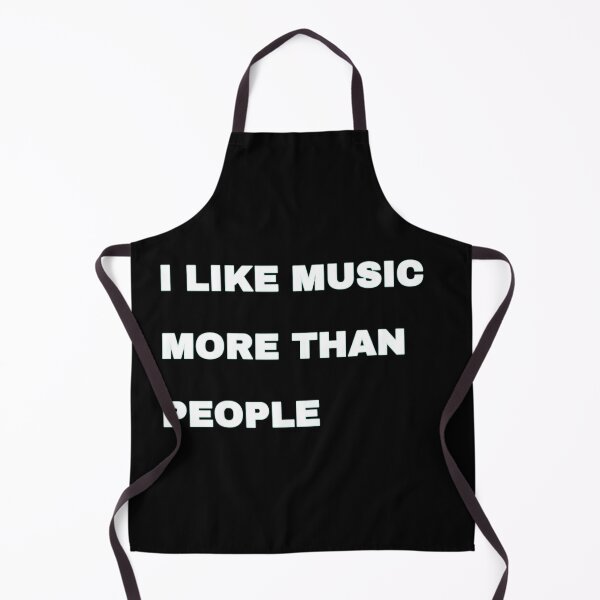 Item preview, I Like Music More Than People Funny Introvert Music Quote designed and sold by 101-Stor.