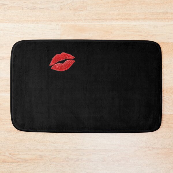 Item preview, lipstick Red Kiss Lips Minimal Glam Wall Art designed and sold by anapldv.