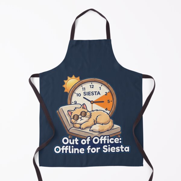 Item preview, Out Of Office Offline For Siesta - Funny Cat Sleeping designed and sold by UkrainianSpain.