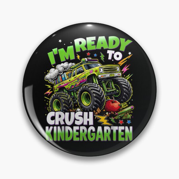 Item preview, Green Monster Truck Ready To Crush Kindergarten Back To School Graphic designed and sold by LakenDraphil.