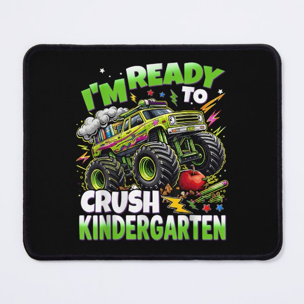 Item preview, Green Monster Truck Ready To Crush Kindergarten Back To School Graphic designed and sold by LakenDraphil.