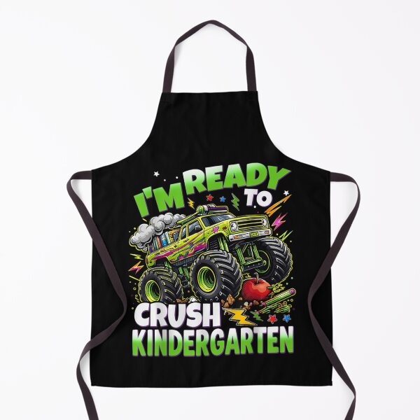 Item preview, Green Monster Truck Ready To Crush Kindergarten Back To School Graphic designed and sold by LakenDraphil.