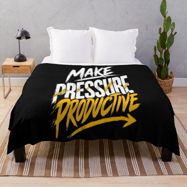 Item preview, Make Pressure Productive Motivational Mindset Quote designed and sold by v6ziix.