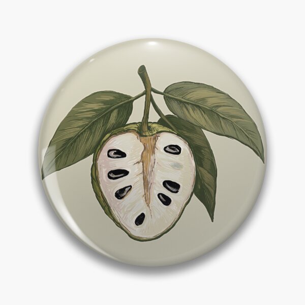Item preview, Cherimoya Custard Apple Botanical Fruit Art | Tropical Nature Illustration designed and sold by AgnieshkaSiwek.