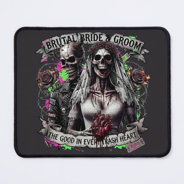 Item preview, Brutal Bride Groom Skeleton Heart designed and sold by Voodoo Store Paranormal Collections.