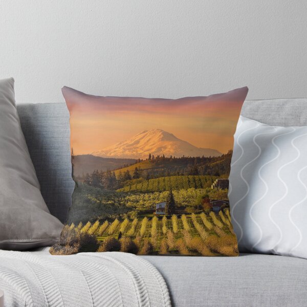 Item preview, Golden sunset over Mt Adams and Hood River Valley pear orchards at sunset springtime designed and sold by davidgnsx1.