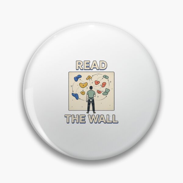 Item preview, Read the Wall Bouldering Route Design designed and sold by GoofyShopp.