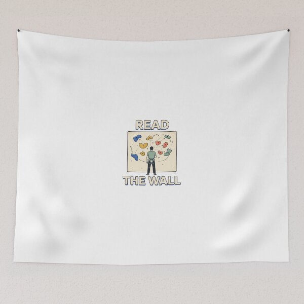 Item preview, Read the Wall Bouldering Route Design designed and sold by GoofyShopp.