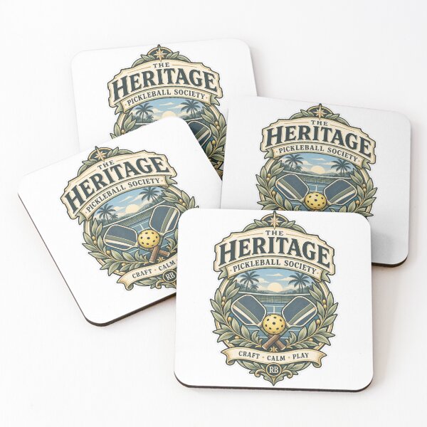 Item preview, Heritage Pickleball Society Craft Calm Play designed and sold by Rhubarb Bridge Merch.