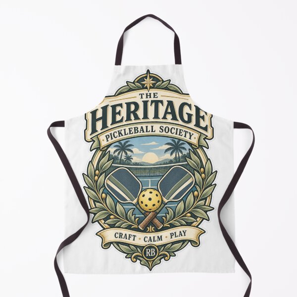 Item preview, Heritage Pickleball Society Craft Calm Play designed and sold by Rhubarb Bridge Merch.