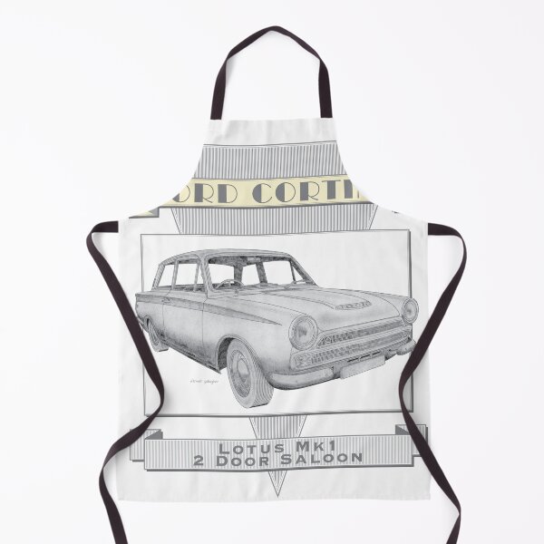Item preview, Ford Cortina Lotus Mk1 2 Door Saloon Hand-drawn designed and sold by Classic Car Art Drawings.