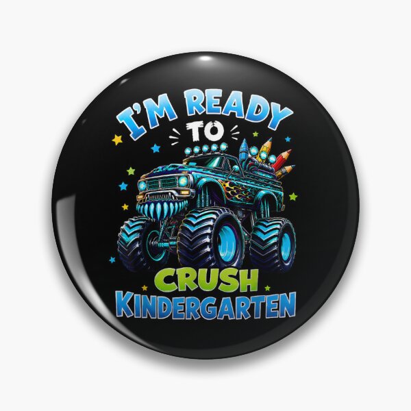 Item preview, Ready To Crush Kindergarten Monster Truck Boys Back To School Graphic designed and sold by LakenDraphil.