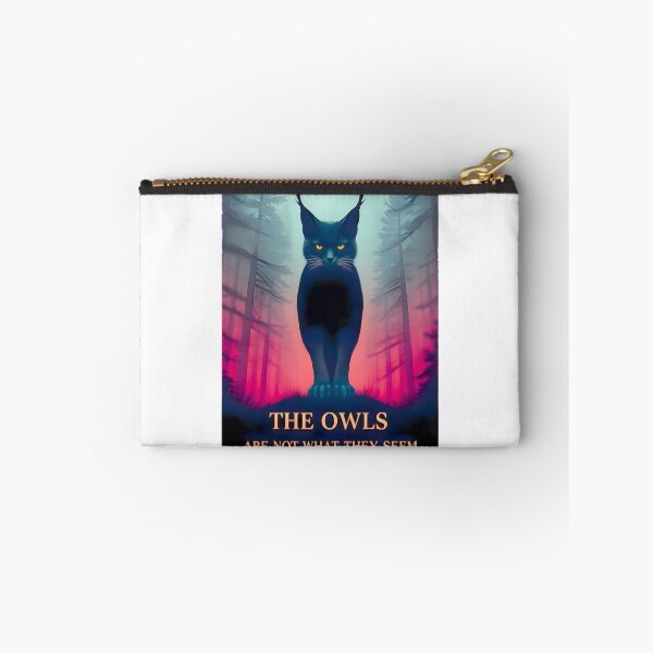 Item preview, The Owls Are Not What They Seem Lynx Silhouette Like An Owl Funny Twin Peaks Artwork ⭐⭐⭐⭐⭐ designed and sold by peggybuva.