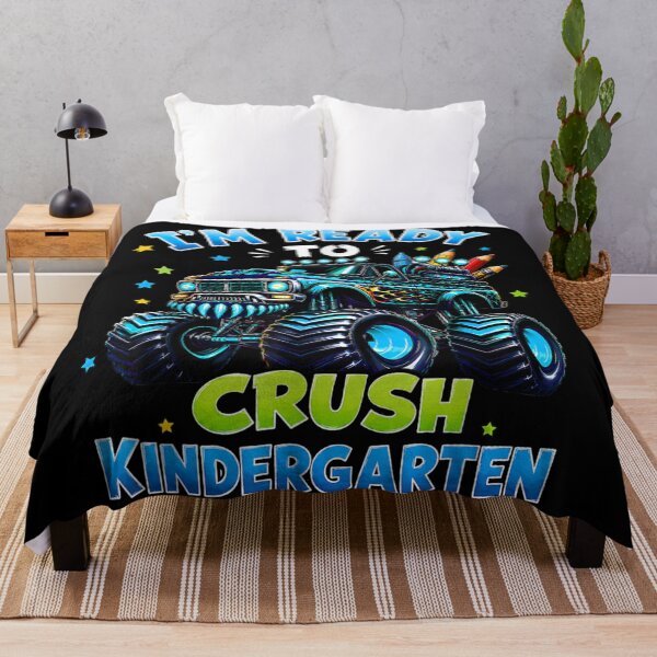 Item preview, Ready To Crush Kindergarten Monster Truck Boys Back To School Graphic designed and sold by LakenDraphil.