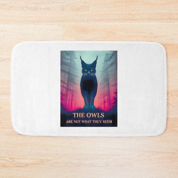 Item preview, The Owls Are Not What They Seem Lynx Silhouette Like An Owl Funny Twin Peaks Artwork ⭐⭐⭐⭐⭐ designed and sold by peggybuva.