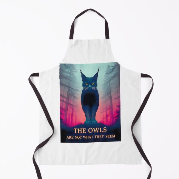 Item preview, The Owls Are Not What They Seem Lynx Silhouette Like An Owl Funny Twin Peaks Artwork ⭐⭐⭐⭐⭐ designed and sold by peggybuva.
