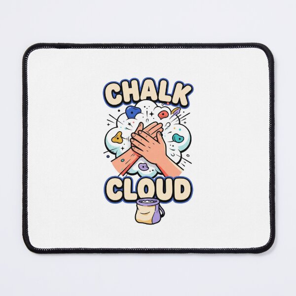Item preview, Chalk Cloud Colorful Bouldering Art designed and sold by GoofyShopp.