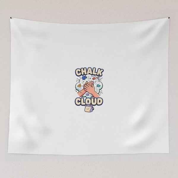 Item preview, Chalk Cloud Colorful Bouldering Art designed and sold by GoofyShopp.