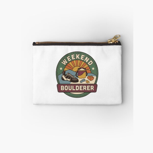 Item preview, Weekend Boulderer Vintage Climbing Badge designed and sold by GoofyShopp.