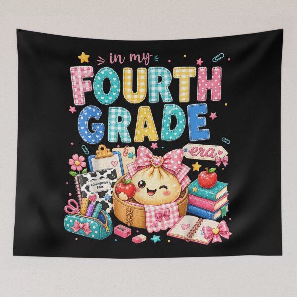 Item preview, Cute Dim Sum Bao In My Fourth Grade Era Back To School designed and sold by LakenDraphil.