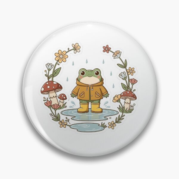 Item preview, Cute Frog in Rain Boots — Spring Rain Frog Sticker designed and sold by digital.stickerperso.com.