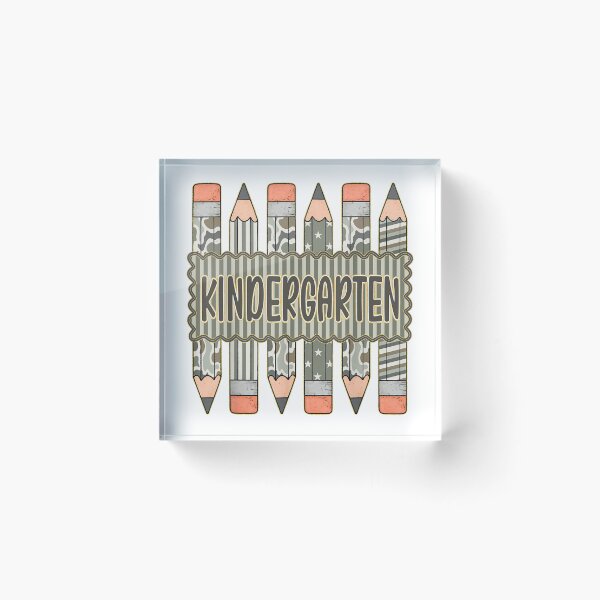 Item preview, Retro Camo Pencil Back To School Kindergarten Teacher Student Squad Gift designed and sold by LakenDraphil.
