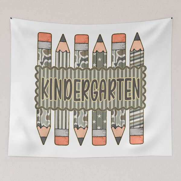 Item preview, Retro Camo Pencil Back To School Kindergarten Teacher Student Squad Gift designed and sold by LakenDraphil.