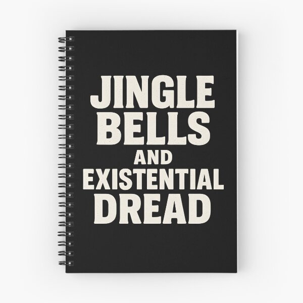 Item preview, Jingle Bells and Existential Dread Funny Anti Christmas designed and sold by gregaf.