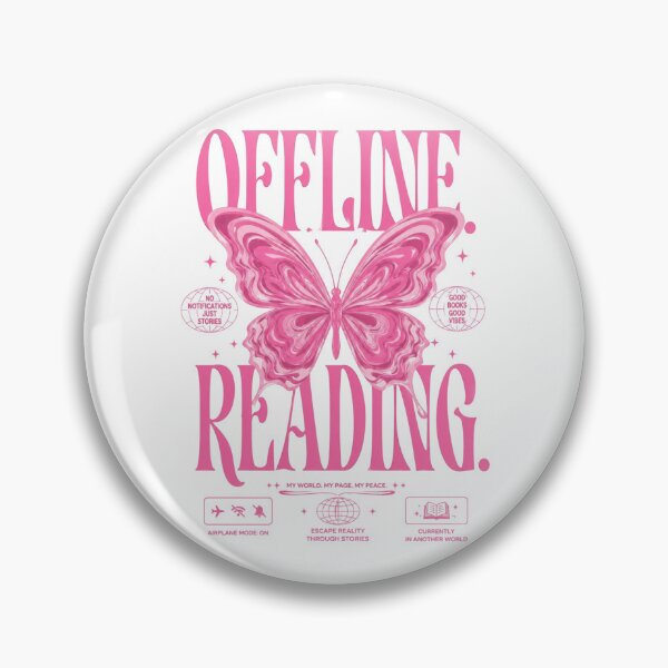 Item preview, Offline. Reading. designed and sold by Noirvasca.