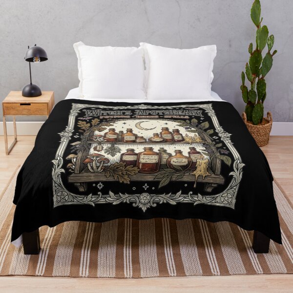 Item preview, Witch's Apothegary Halloween vintage retro design designed and sold by LiuTiuuu.