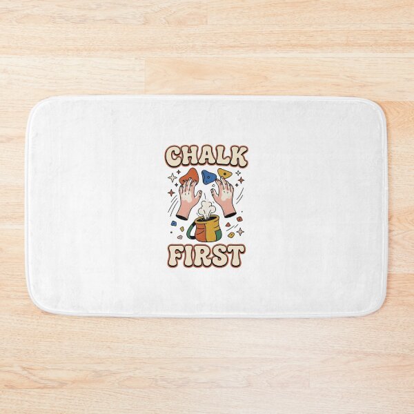 Item preview, Chalk First Retro Bouldering Design designed and sold by GoofyShopp.