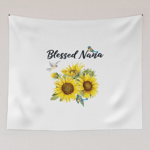 Item preview, Blessed Nana with Sunflower Bouquet & Birds designed and sold by JeweledDesigns.