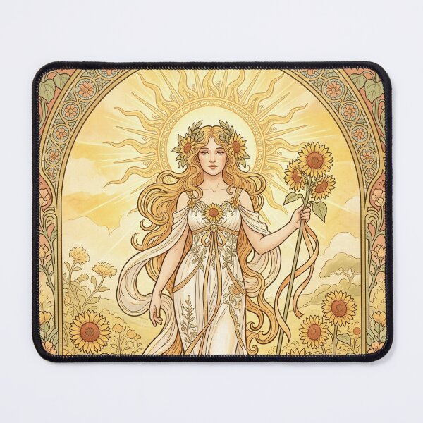Item preview, XIX The Sun Tarot Card Art Nouveau Vintage designed and sold by Ada’s Mystic Atelier .
