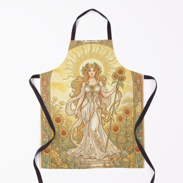 Item preview, XIX The Sun Tarot Card Art Nouveau Vintage designed and sold by Ada’s Mystic Atelier .