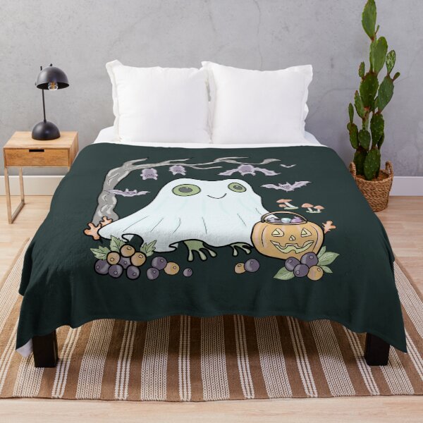 Item preview, Frog Ghost Halloween | Cute Spooky Cottagecore & Goblincore Trick or Treat designed and sold by LeshanArt.
