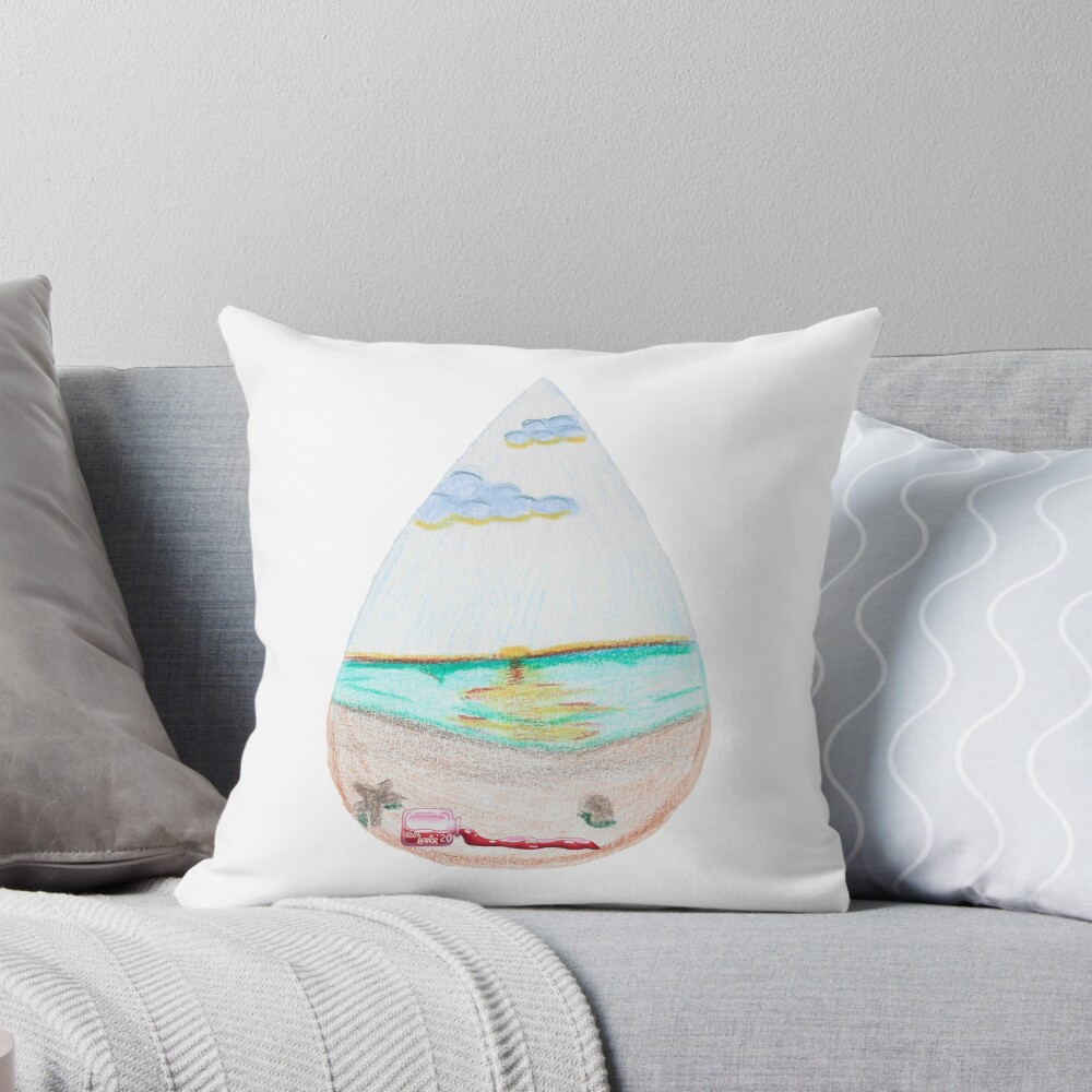 Item preview, Throw Pillow designed and sold by A-P-Ink.