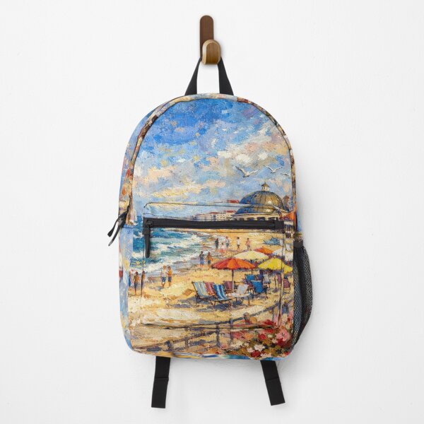 Item preview, Knokke Beach in Belgium – Painting designed and sold by GalleryKauffeld.
