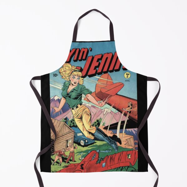 Item preview, Flyin Jenny Aviatrix Pin Up Comic Cover designed and sold by PurplePandaQ.