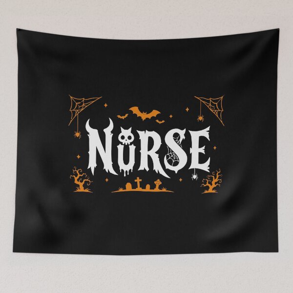 Item preview, NURSE HALLOWEEN ornate frame designed and sold by YNELENT.